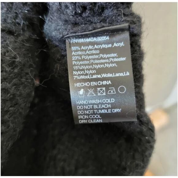 NWT Anthropologie Emile Cardigan / Lea & Viola Black Sweater Small - Picture 8 of 9